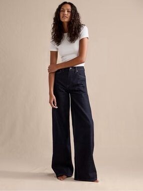 ISO: Banana Republic Icon Wide-Leg High-Rise Jeans older 100% cotton version.